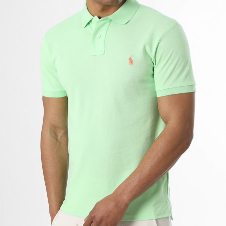 Polo Ralph Lauren - Polo Manga Corta Slim Original Player Verde