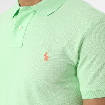 Polo Ralph Lauren - Polo Manga Corta Slim Original Player Verde