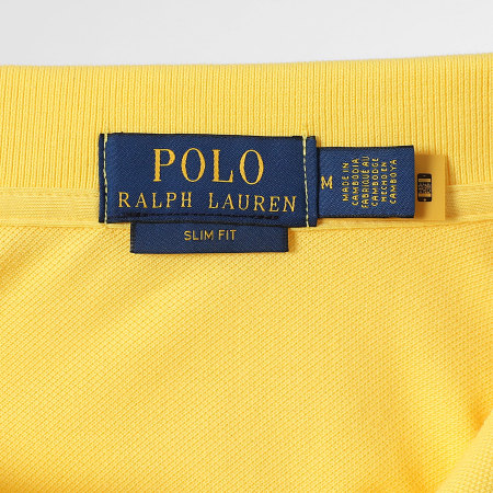 Polo Ralph Lauren - Polo Manches Courtes Slim Original Player Jaune
