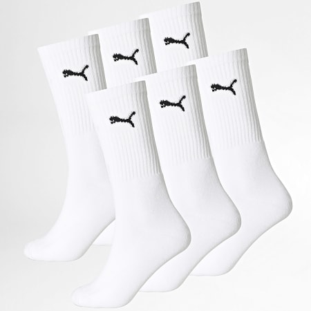 Puma - Pack van 6 Paar Sokken 701241474 Wit