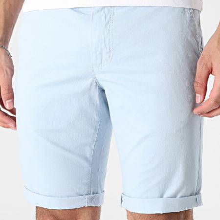 Teddy Smith - Pantalón Corto Chino 10415076D Azul Claro