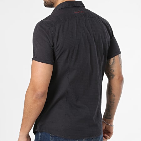 Teddy Smith - Camicia Maniche Corte Cut 2 10718103D Blu Marino Scuro