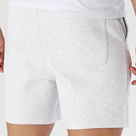 Tommy Jeans - Short Jogging Flag Beach 1931 Gris Clair Chiné