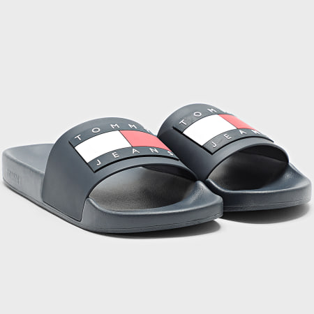 Tommy Jeans - Claquettes Pool Slide Essentiel 0191 Bleu Marine