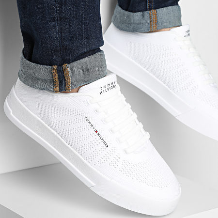 Tommy Hilfiger - Baskets Court Knit 5823 White