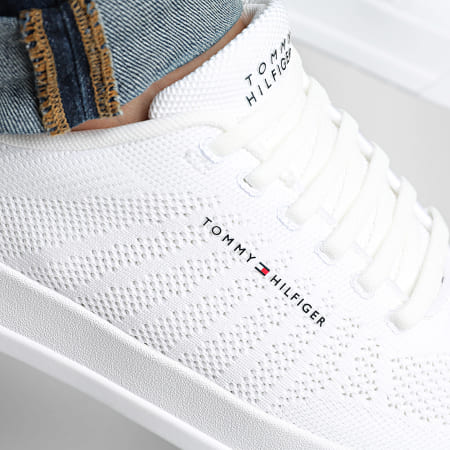 Tommy Hilfiger - Baskets Court Knit 5823 White