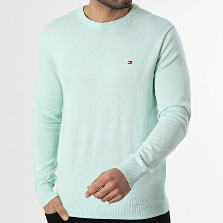 Tommy Hilfiger - Pull Essential 9999 Vert Clair