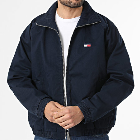 Tommy Jeans - Veste Zippée Essential 2742 Bleu Marine