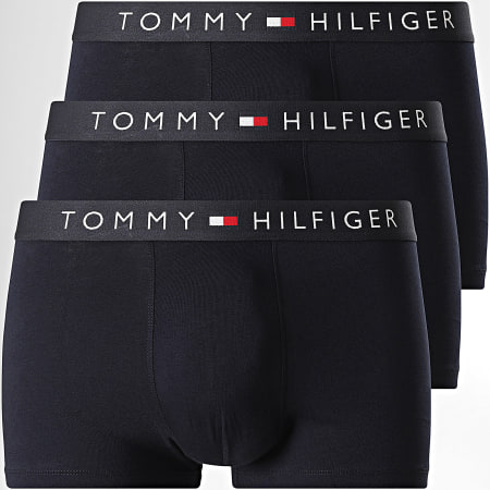 Tommy Hilfiger - Lot De 3 Boxers Stretch Cotton 3900 Bleu Marine