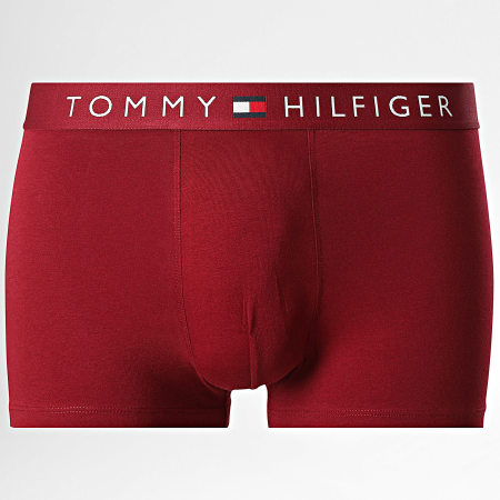 Tommy Hilfiger - Lot De 3 Boxers Stretch Cotton 3908 Bleu Marine Bordeaux Blanc