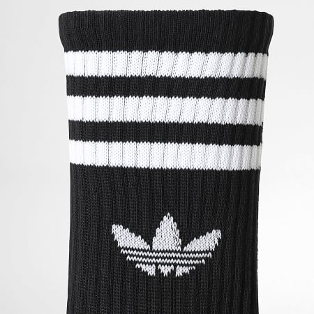 Adidas Originals - Lot De 10 Paires De Chaussettes 3 Stripes Crew KG5754 Noir