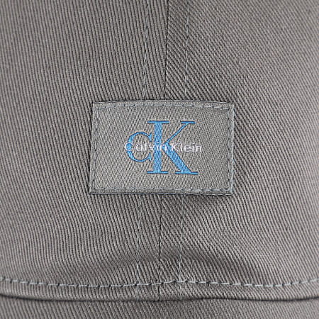 Calvin Klein - Casquette Monologo Woven Patch 5077 Gris Anthracite
