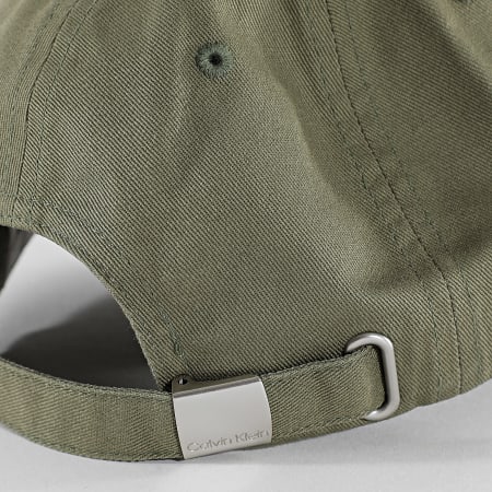 Calvin Klein - Casquette Cotton Twill Standard Logo 5080 Vert Kaki