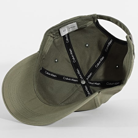 Calvin Klein - Casquette Cotton Twill Standard Logo 5080 Vert Kaki