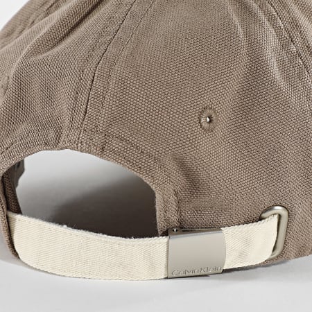 Calvin Klein - Casquette Washed Material Blocked 5089 Beige Clair Marron Clair