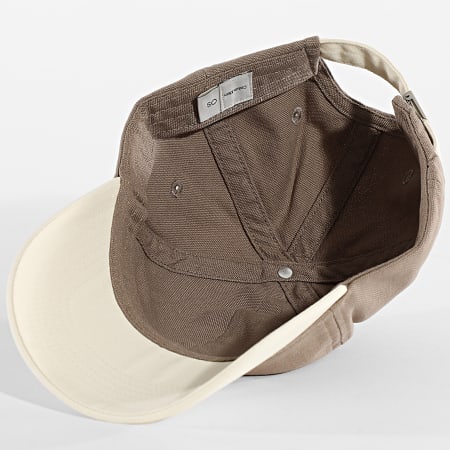 Calvin Klein - Casquette Washed Material Blocked 5089 Beige Clair Marron Clair