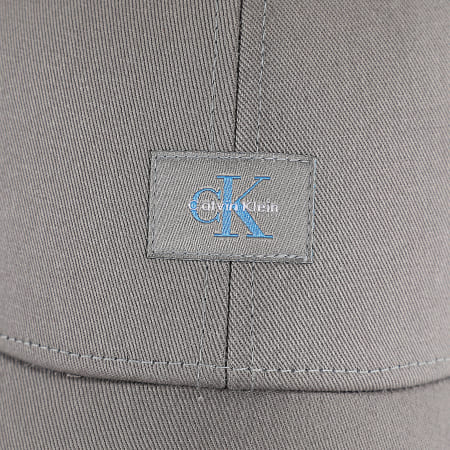 Calvin Klein - Casquette Trucker Monologo Woven Patch 5099 Gris Anthracite