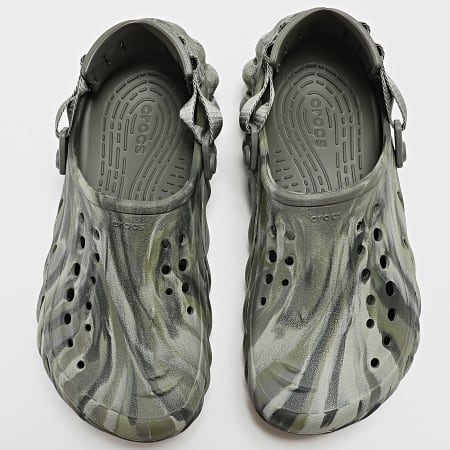 Crocs - Claquettes Echo Marbled Clog Khaki