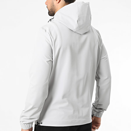 Helvetica - Veste Zippée Capuche Havane Gris