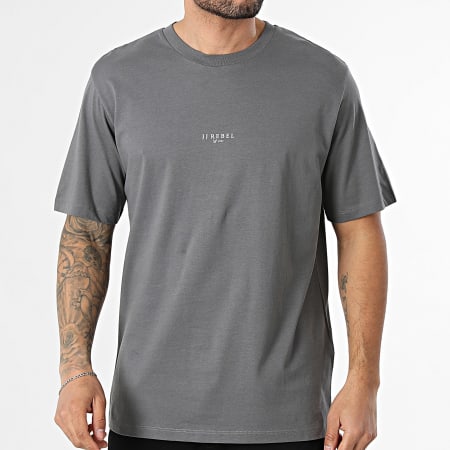 JJ Rebel - Tee Shirt Ruben Gris Anthracite