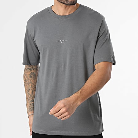 JJ Rebel - Tee Shirt Ruben Gris Anthracite