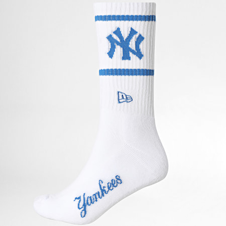 New Era - Pack di 3 paia di calzini NY New York Yankees 60771259 Bianco Verde Rosso Blu