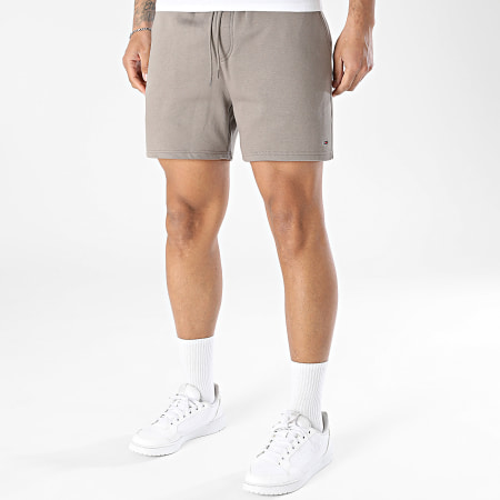 Tommy Jeans - Short Jogging Flag Beach 1931 Taupe