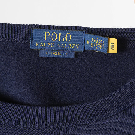 Polo Ralph Lauren - Sweat Crewneck Relaxed Fit Logo NY Bleu Marine
