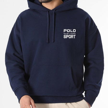 Polo Sport Ralph Lauren - Sweat Capuche Logo Sport Bleu Marine