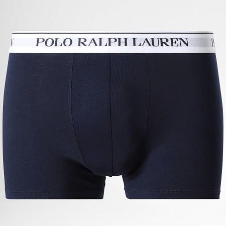Polo Ralph Lauren - Lot De 3 Boxers Bleu Marine Foncé Bleu Roi Orange