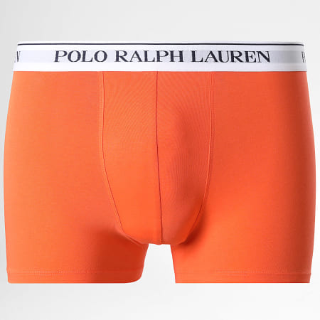 Polo Ralph Lauren - Lot De 3 Boxers Bleu Marine Foncé Bleu Roi Orange