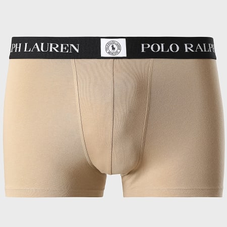 Polo Ralph Lauren - Lot De 3 Boxers MCMLXVII Noir Vert Kaki Beige
