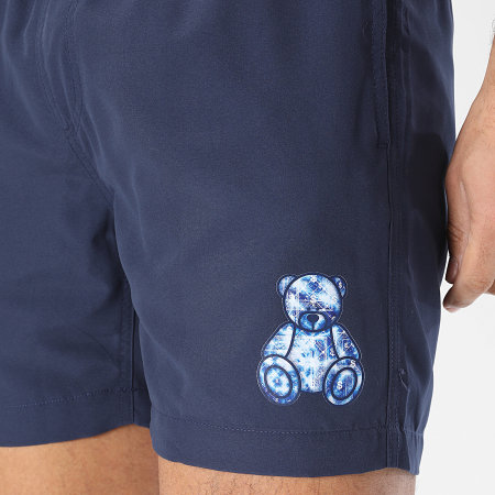 Teddy Yacht Club - Short De Bain Blue Saphyre Bleu Marine
