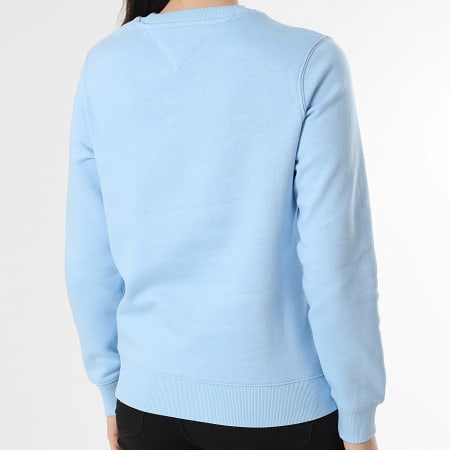 Tommy Jeans - Sweat Crewneck Femme Flag Crew 9959 Bleu Clair