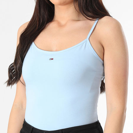 Tommy Jeans - Débardeur Femme Essential Strap 0675 Bleu Clair