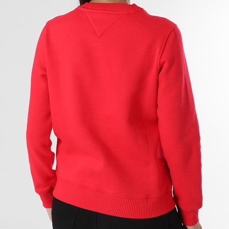 Tommy Jeans - Sweat Crewneck Femme Flag Crew 9959 Rouge