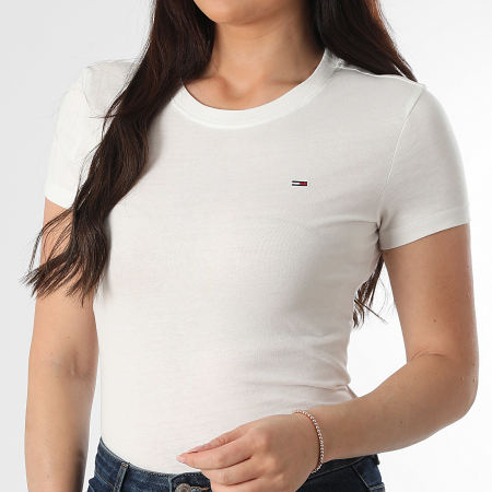 Tommy Jeans - Lot De 3 Tee Shirts Femme 2175 Noir Blanc Rouge