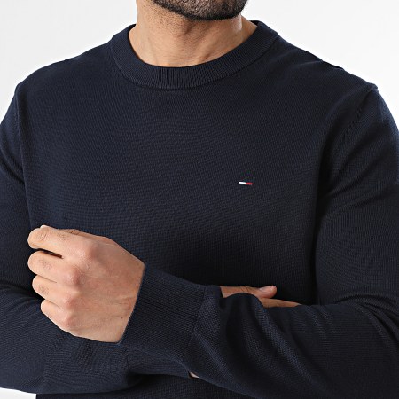 Tommy Jeans - Pull Slim Essential 2853 Bleu Marine