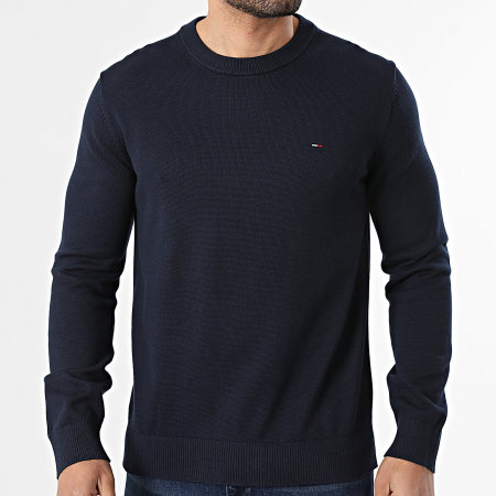 Tommy Jeans - Pull Slim Essential 2853 Bleu Marine