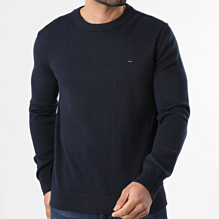 Tommy Jeans - Pull Slim Essential 2853 Bleu Marine