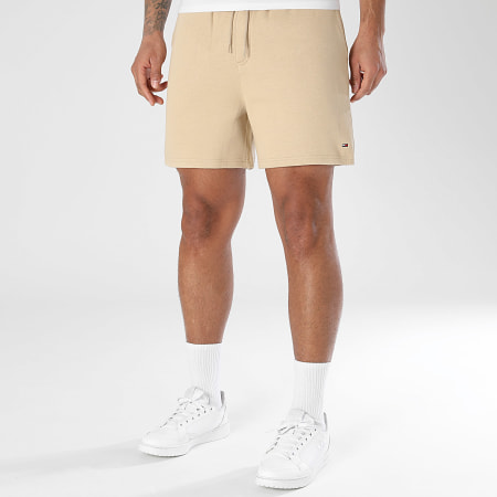 Tommy Jeans - Short Jogging Flag Beach 1931 Beige