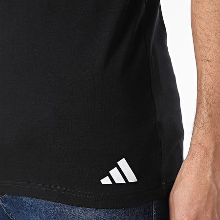 Adidas Sportswear - Lot De 2 Tee Shirts JK4015 Noir