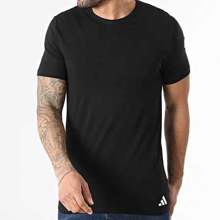 Adidas Sportswear - Lot De 2 Tee Shirts JK4015 Noir