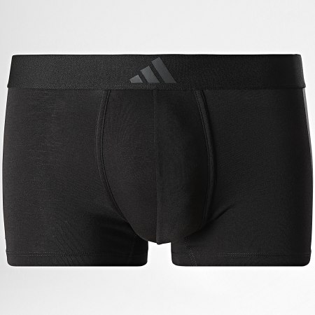 Adidas Sportswear - Lot De 2 Boxers A Bandes 4AM008 Noir Gris