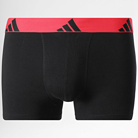 Adidas Sportswear - Lot De 3 Boxers 4AM002 Noir Gris Rouge