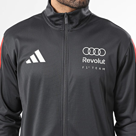 Adidas Sportswear - Veste Zippée A Bandes Audi Revolut Formula One KE6784 Gris Anthracite