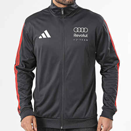 Adidas Sportswear - Veste Zippée A Bandes Audi Revolut Formula One KE6784 Gris Anthracite