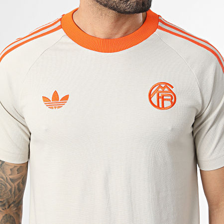 Adidas Originals - Tee Shirt A Bandes Bayern Munich Originals JZ2731 Beige Orange