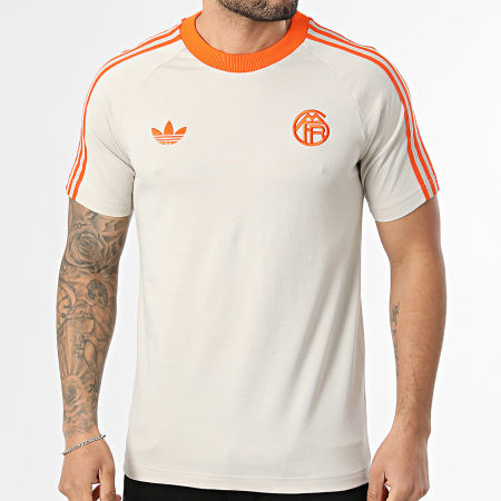 Adidas Originals - Tee Shirt A Bandes Bayern Munich Originals JZ2731 Beige Orange