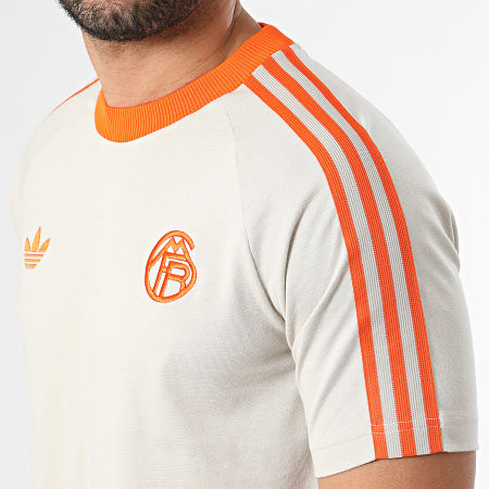 Adidas Originals - Tee Shirt A Bandes Bayern Munich Originals JZ2731 Beige Orange